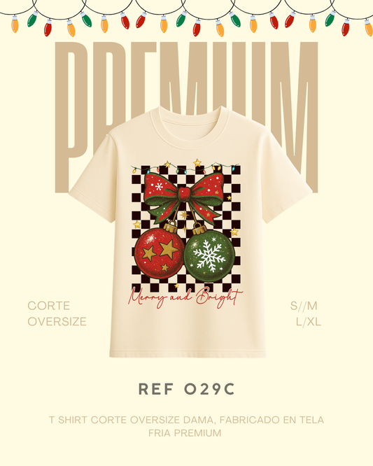 T-shirt merry and bright