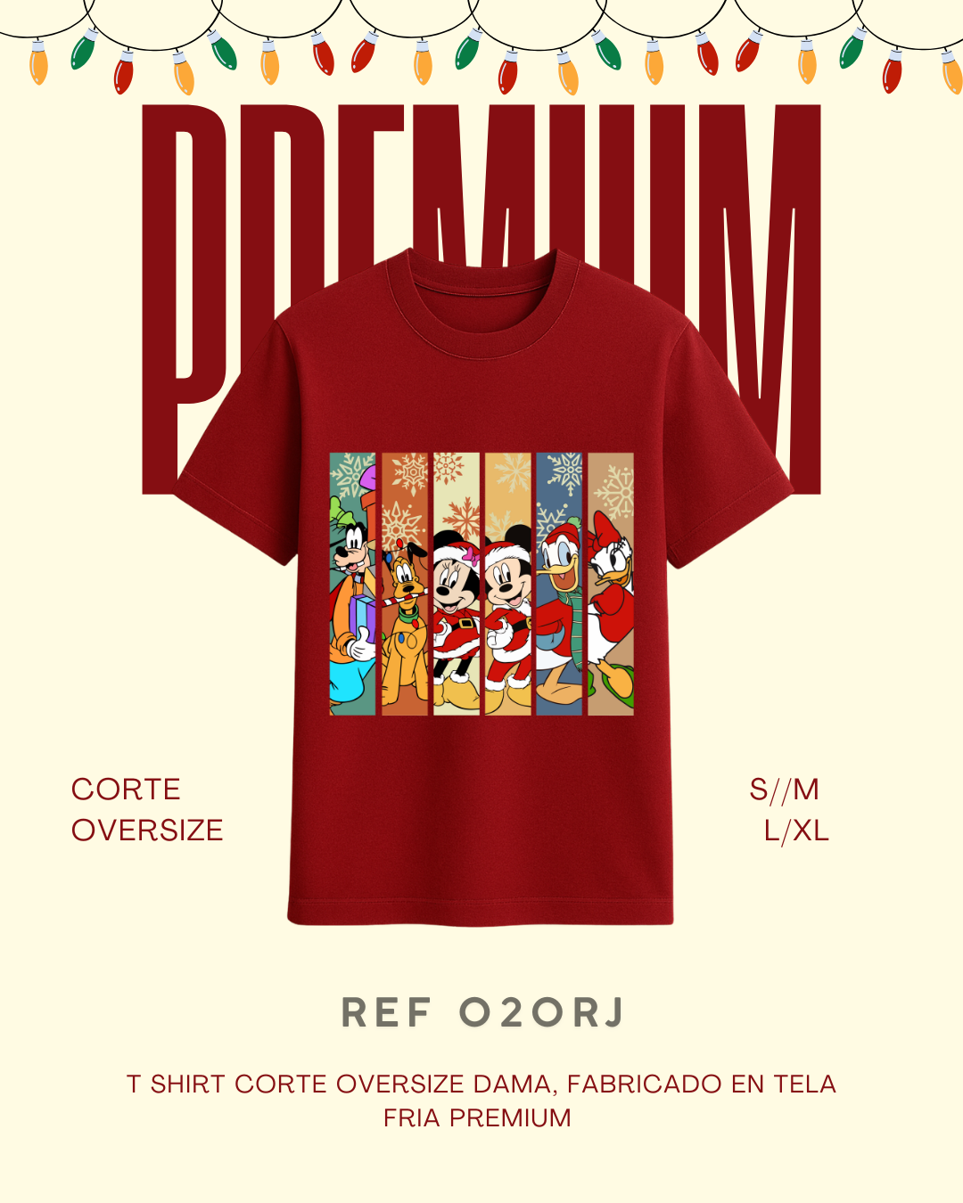 T-shirt mickey mouse navidad