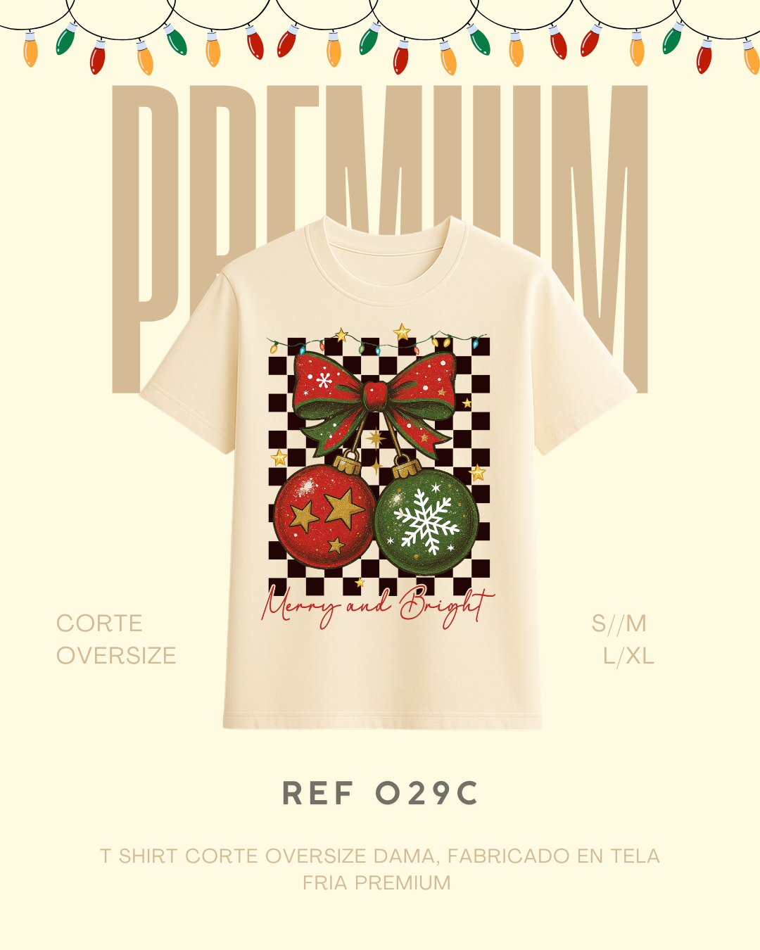 T-shirt merry and bright