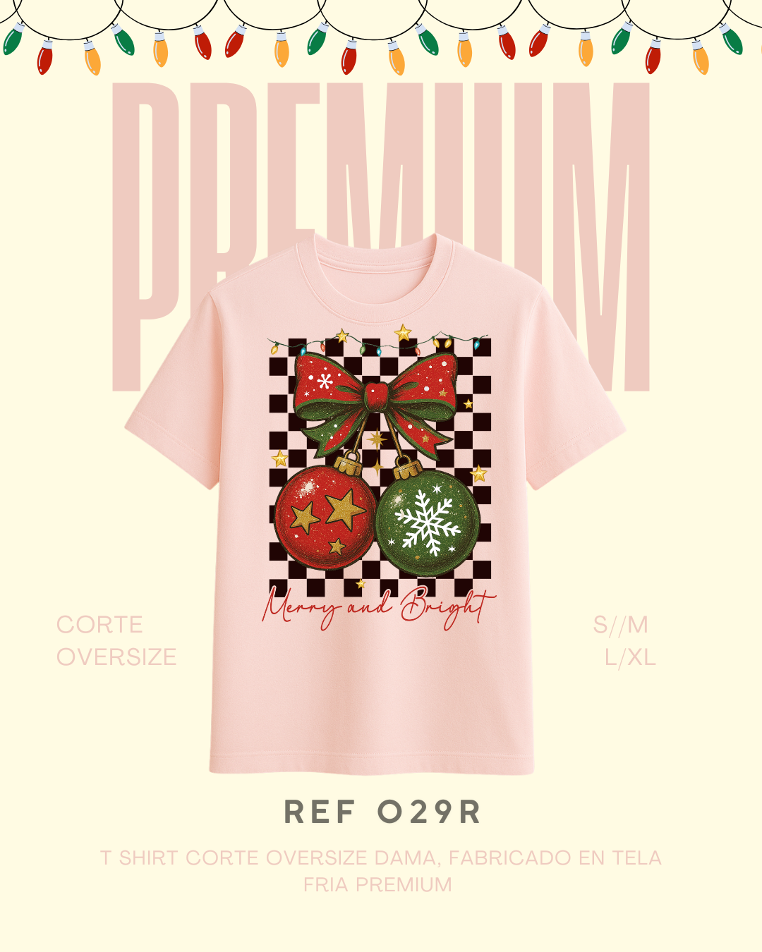 T-shirt merry and bright