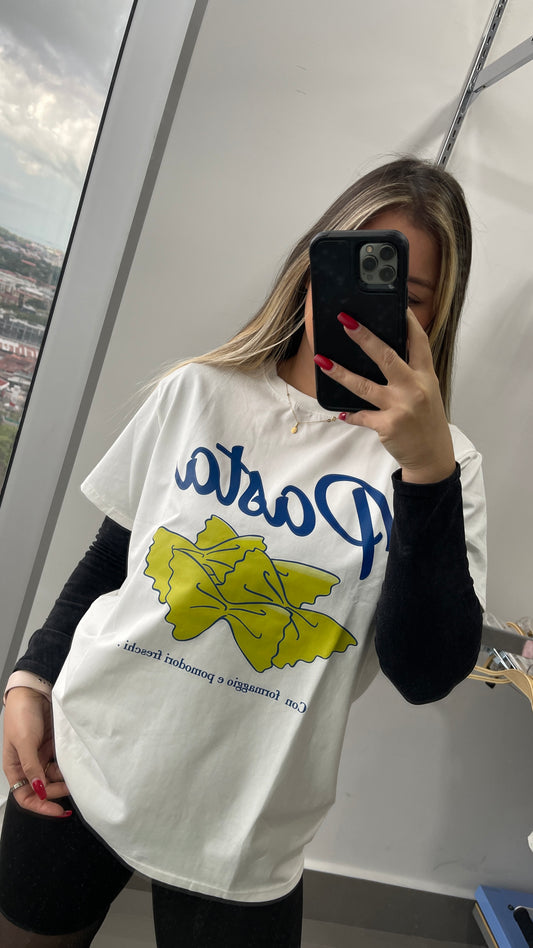 T SHIRT PASTA FORMAGGIO