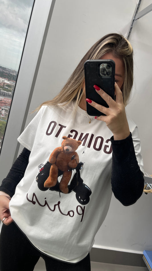 T SHIRT GONG TO PARIS