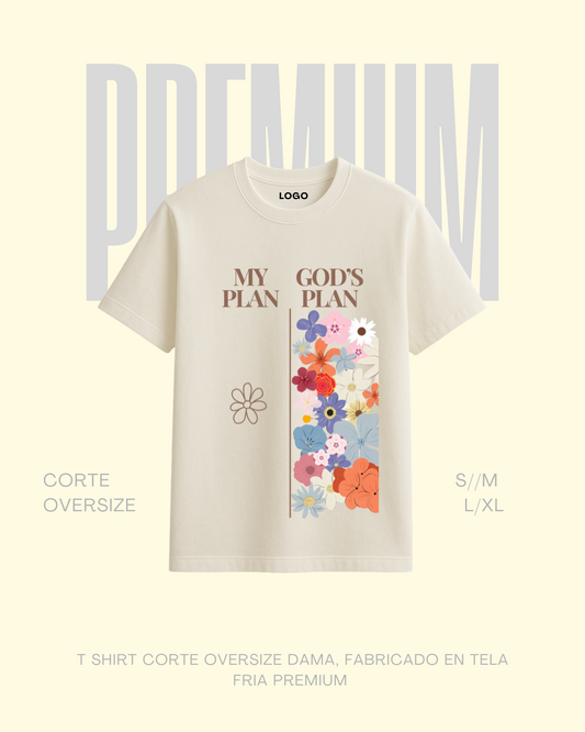 T-shirt premium My Plan | God´s Plan