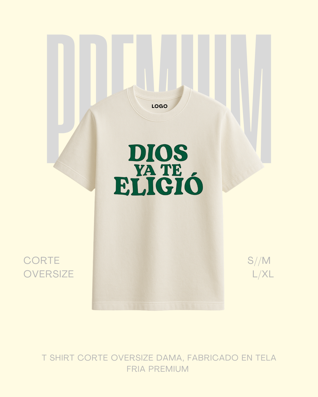 T-shirt premium Dios ya te eligió