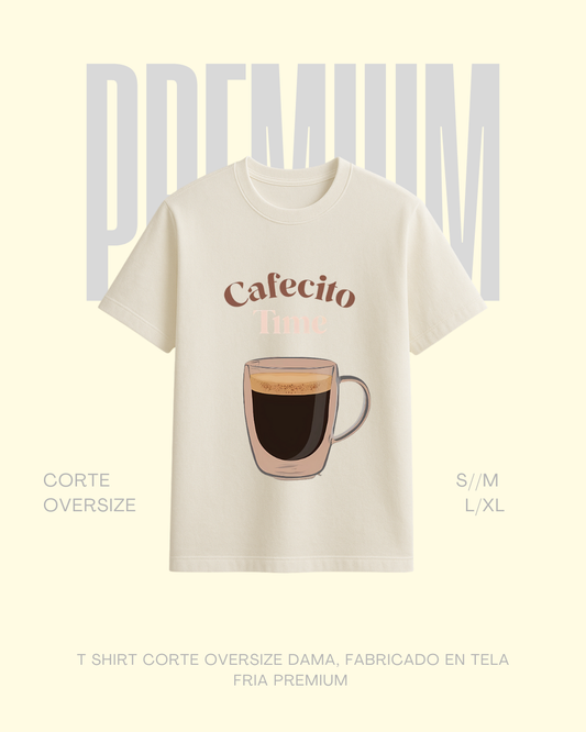 T-shirt cafecito time