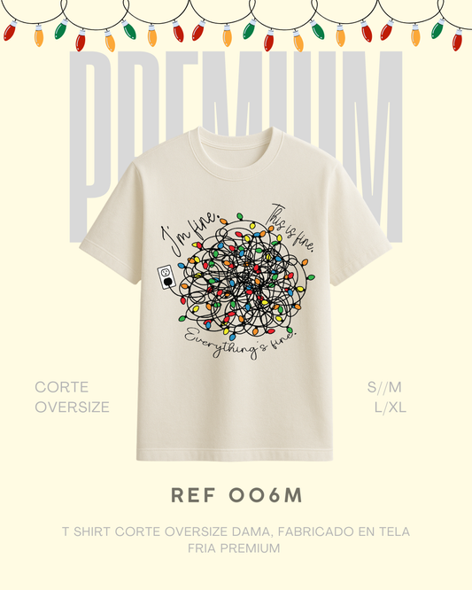 T-shirt luces navidad