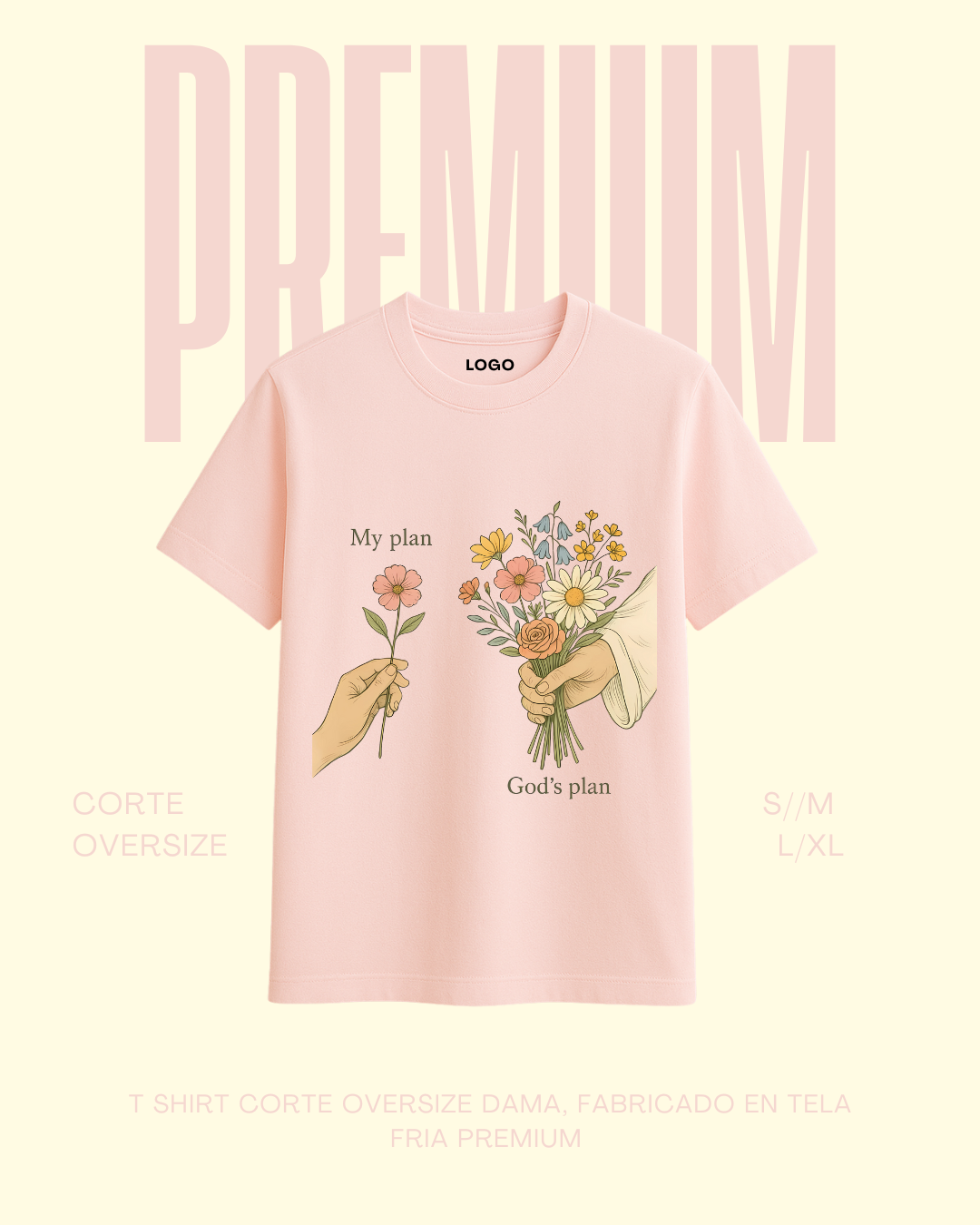 T-shirt premium My plan | God´s plan