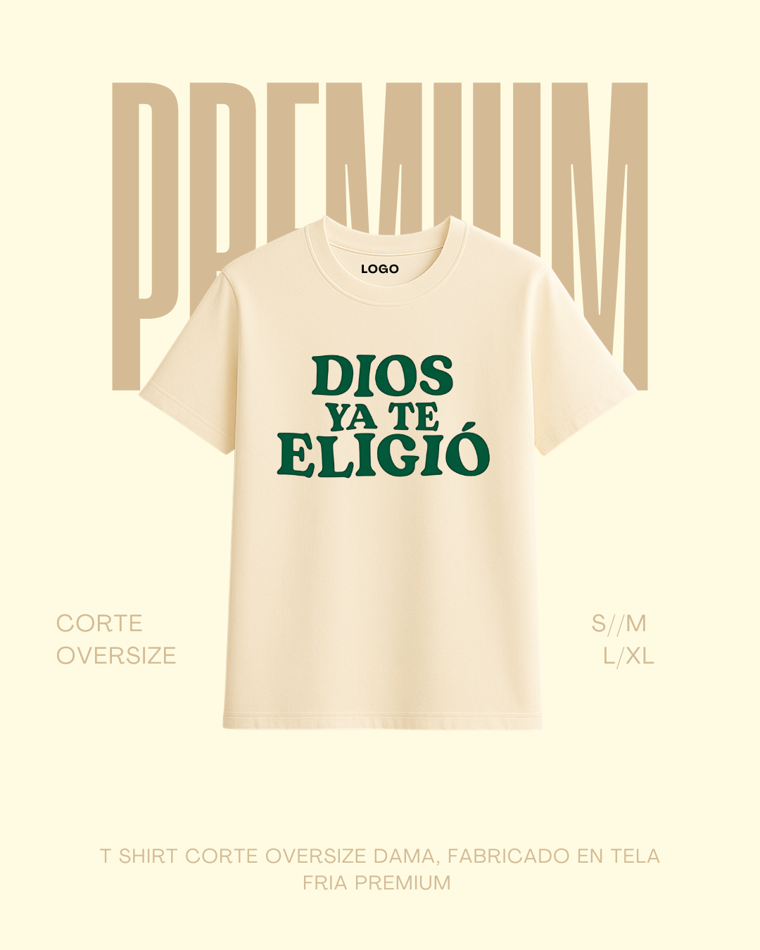 T-shirt premium Dios ya te eligió