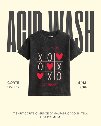 T-shirt premium Jesus Won My Heart