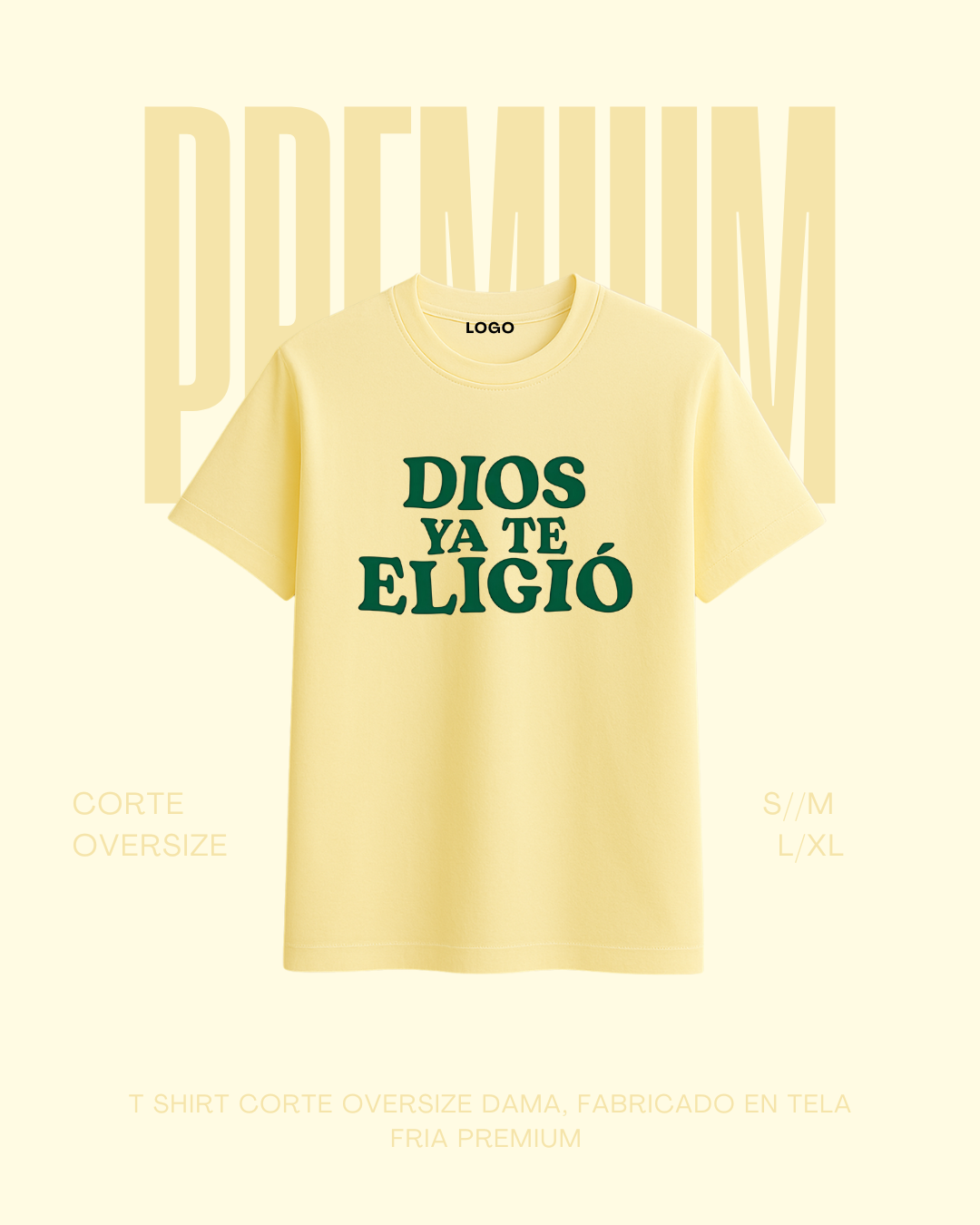 T-shirt premium Dios ya te eligió