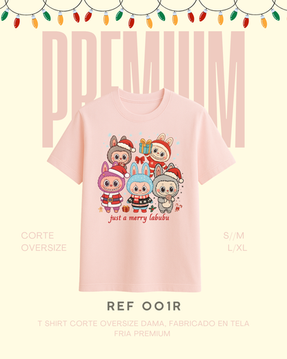 T-shirt just a merry labubu