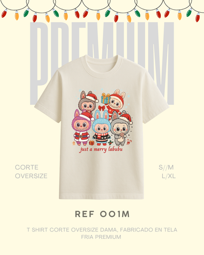 T-shirt just a merry labubu