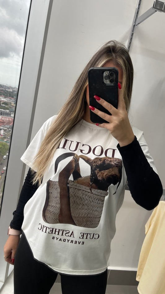 T SHIRT DOGUIE CUTE ASTHETIC