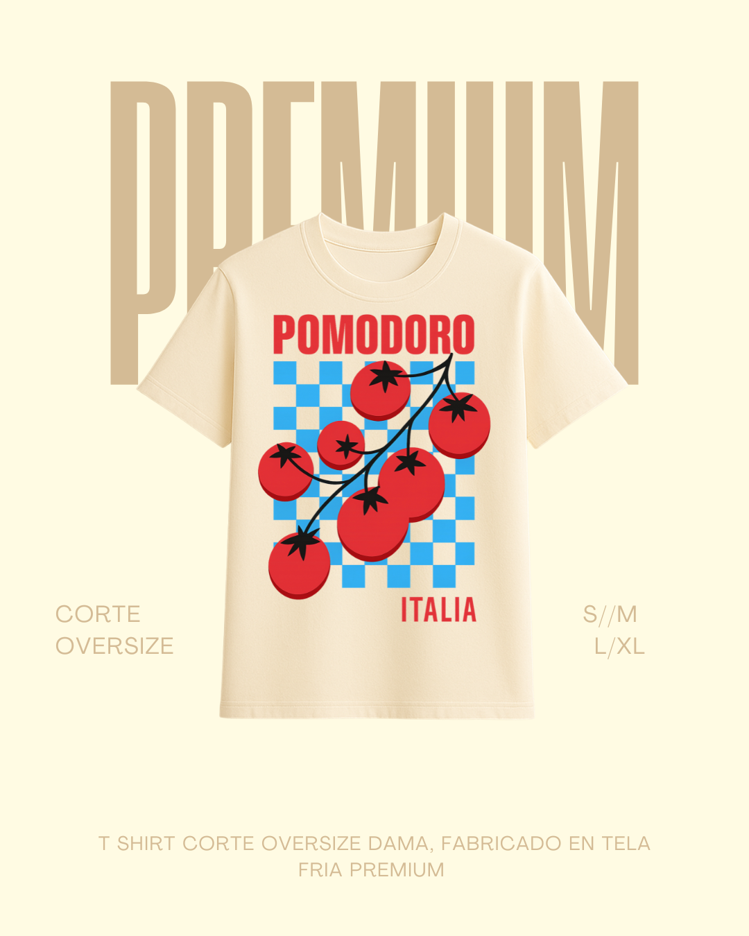 T-shirt pomodoro