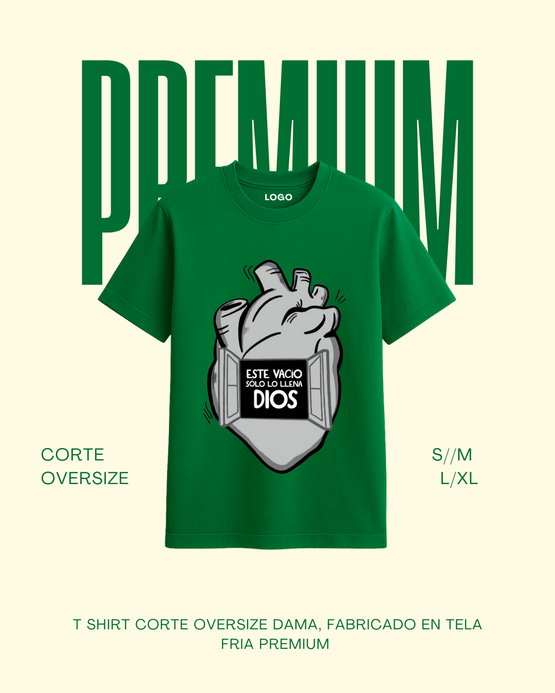 T-shirt premium Este vacío solo lo puede llenar Dios