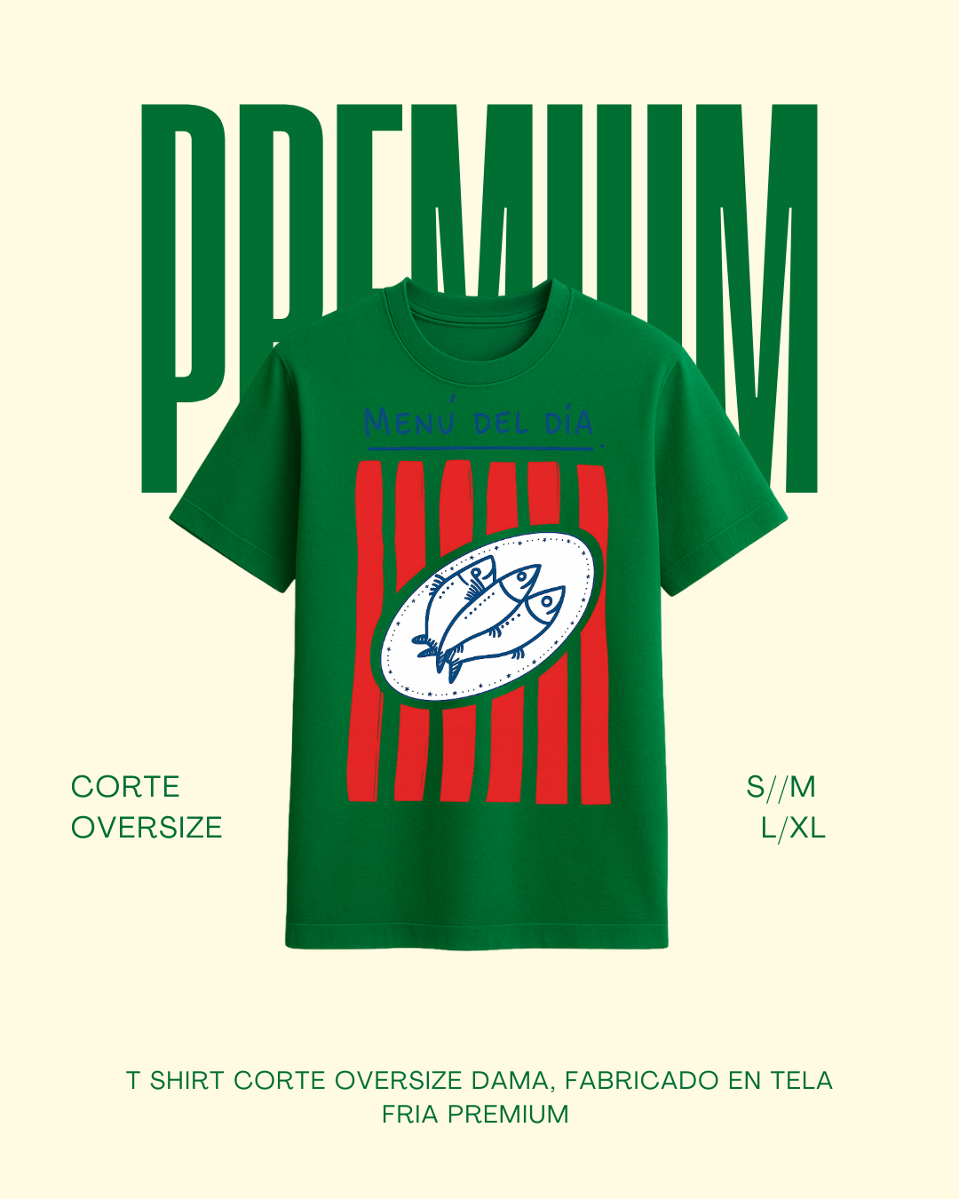 T-shirt menu del dia