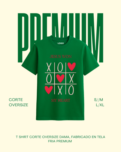 T-shirt premium Jesus Won My Heart