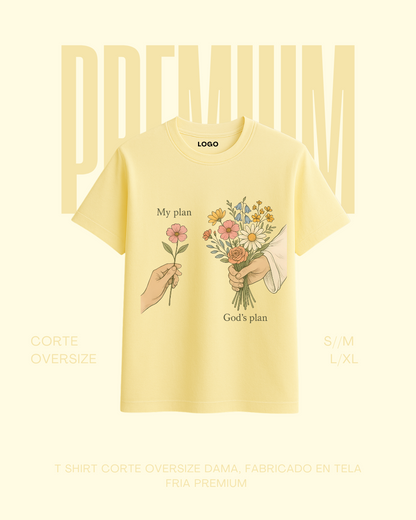 T-shirt premium My plan | God´s plan