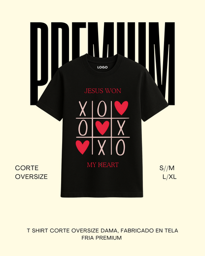 T-shirt premium Jesus Won My Heart