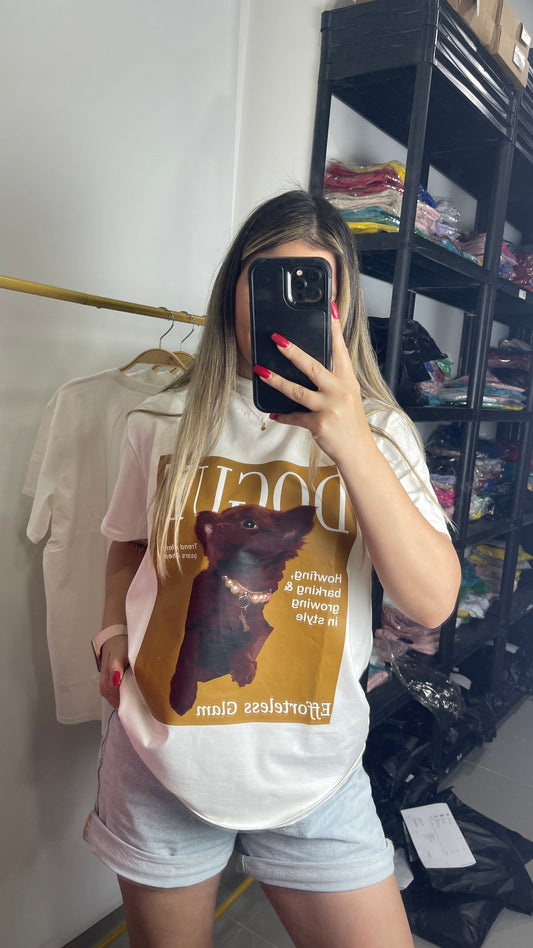 T SHIRT DOGUE CUADRO GOLD