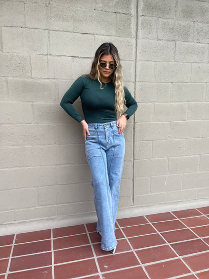 BASICO MANGA LARGA CUELLO REDONDO