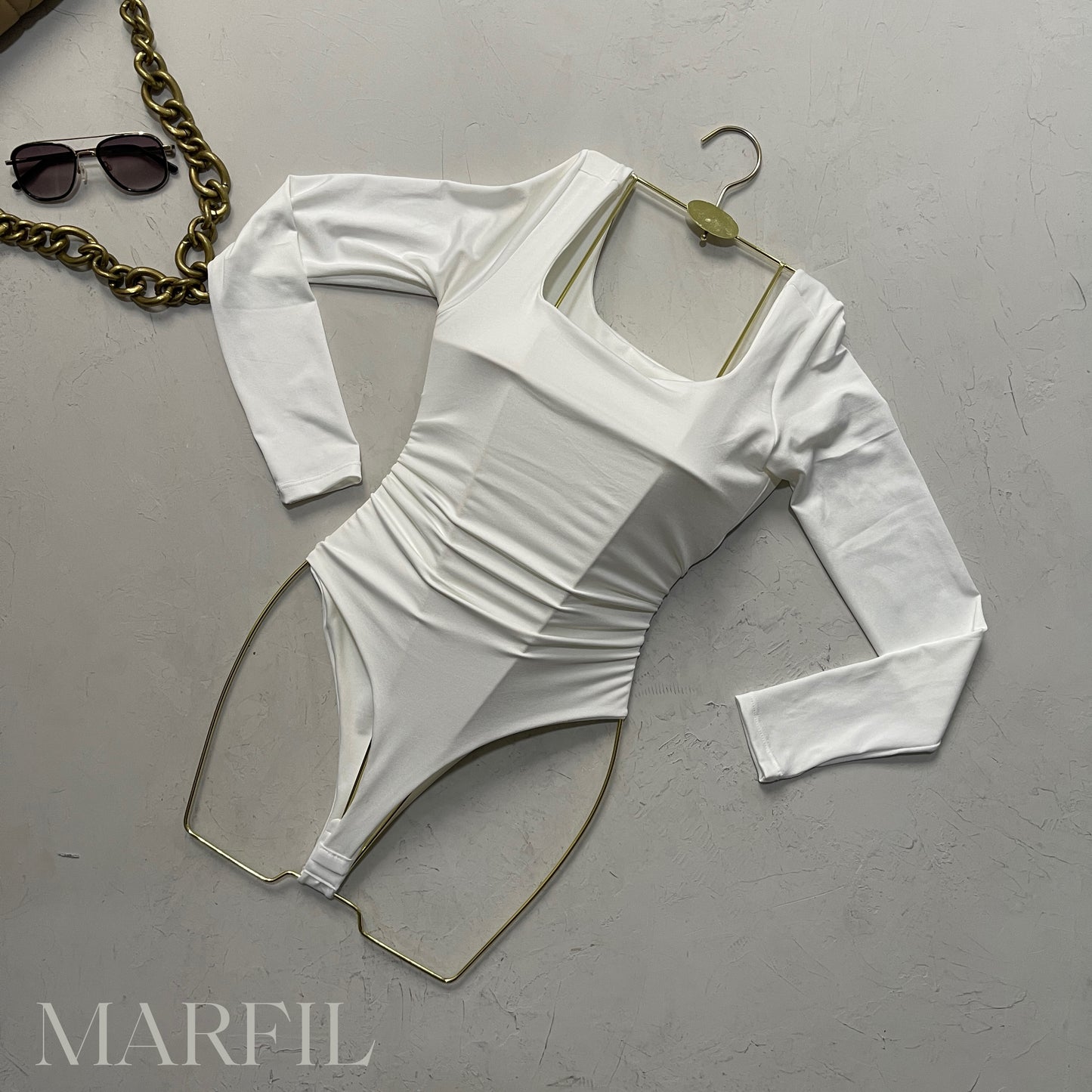 Body corte Zara manga larga