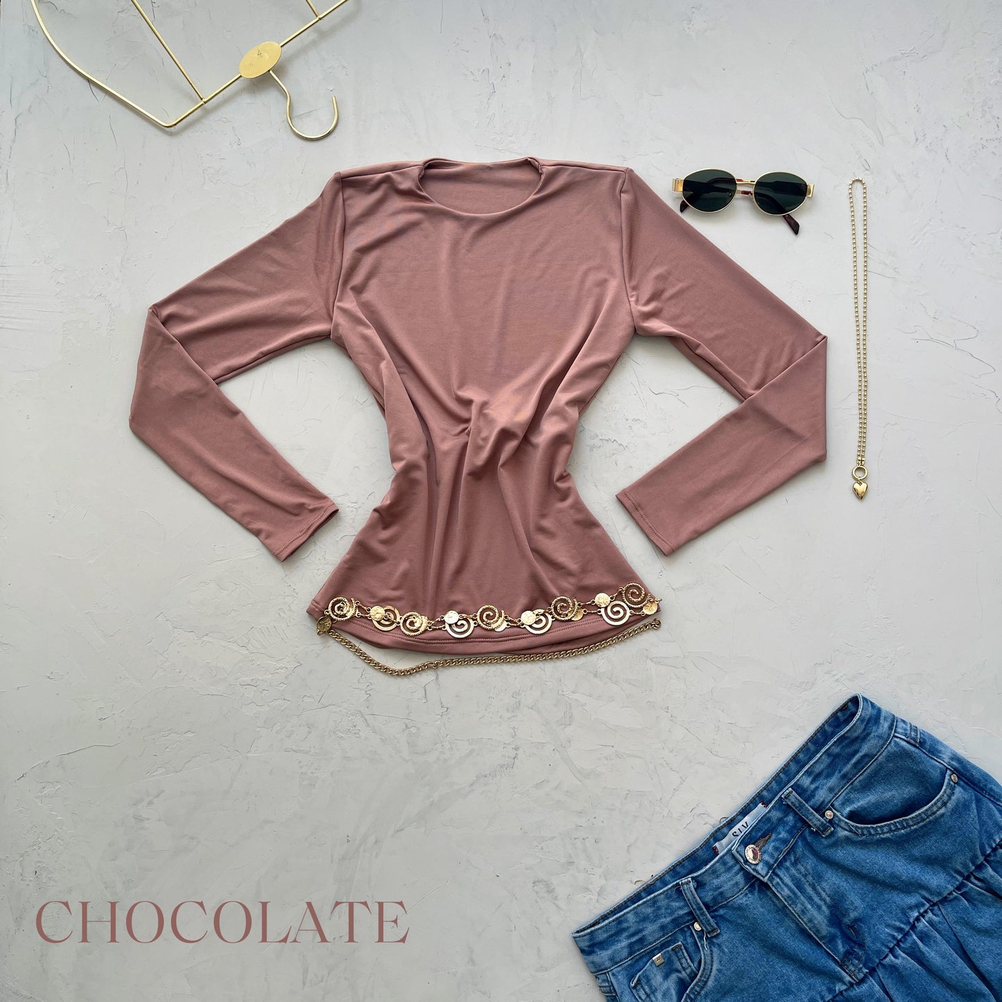 BASICO MANGA LARGA CUELLO REDONDO