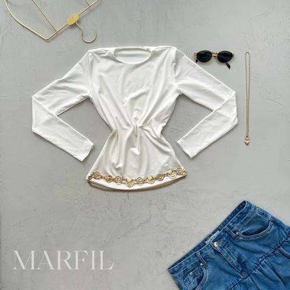 BASICO MANGA LARGA CUELLO REDONDO