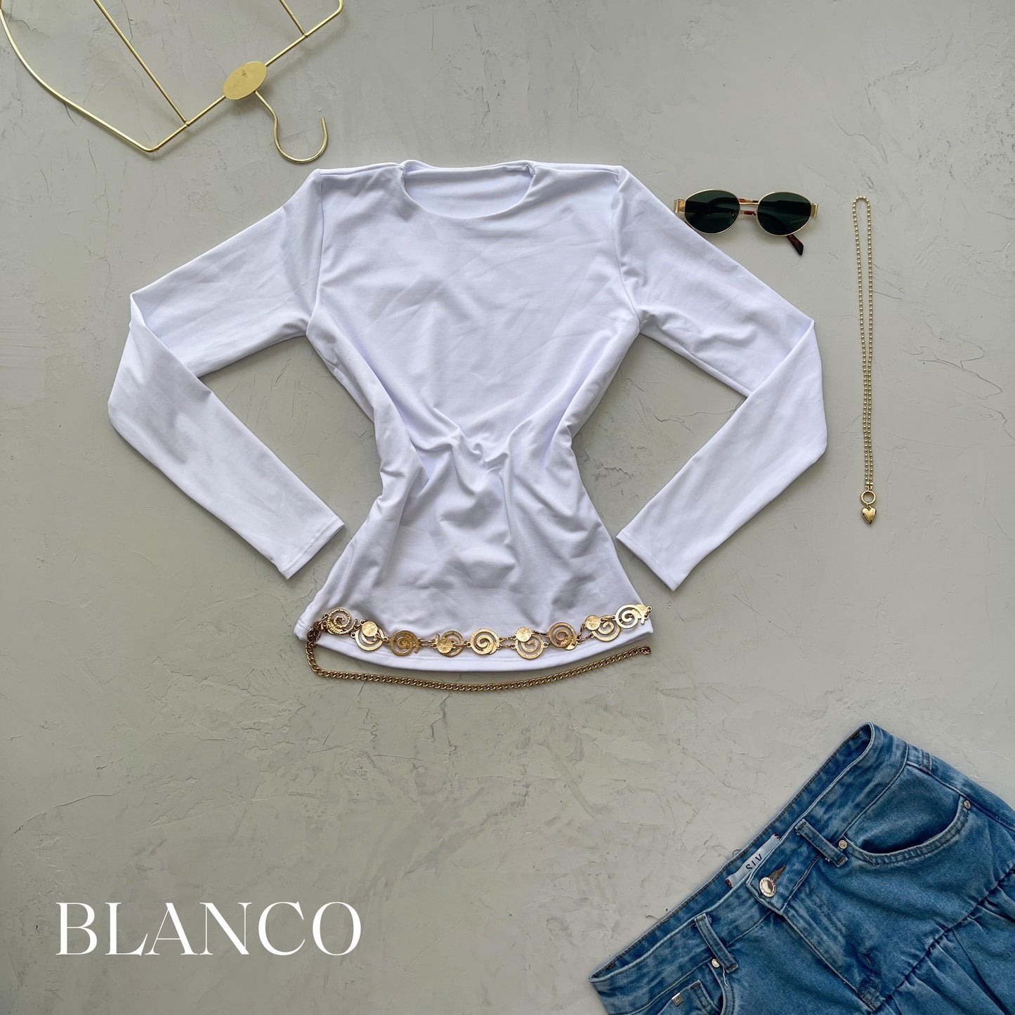 BASICO MANGA LARGA CUELLO REDONDO