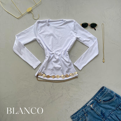 BASICO MANGA LARGA CUELLO REDONDO