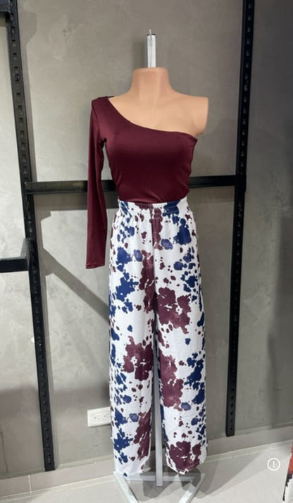 PANTALON PALAZZO PRINT